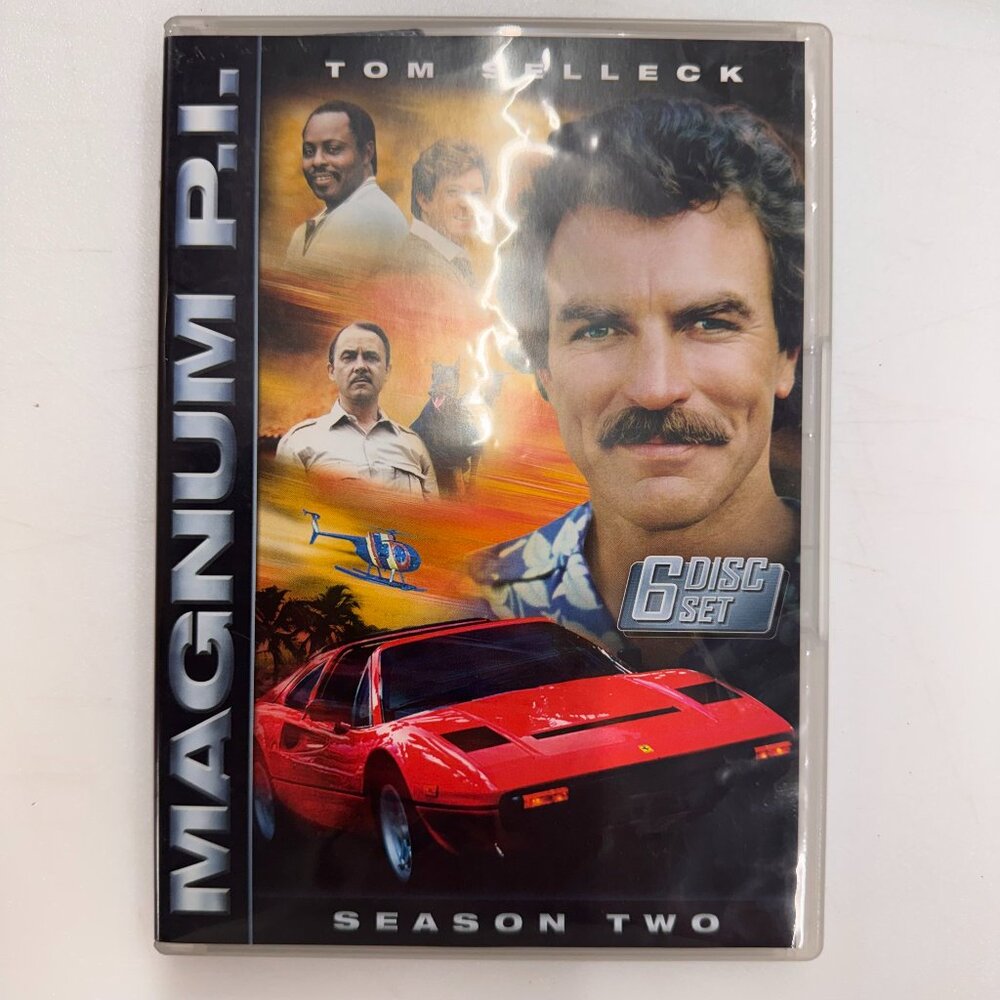 Magnum P.I. Season 2 [DVD] Disc Tested, Working